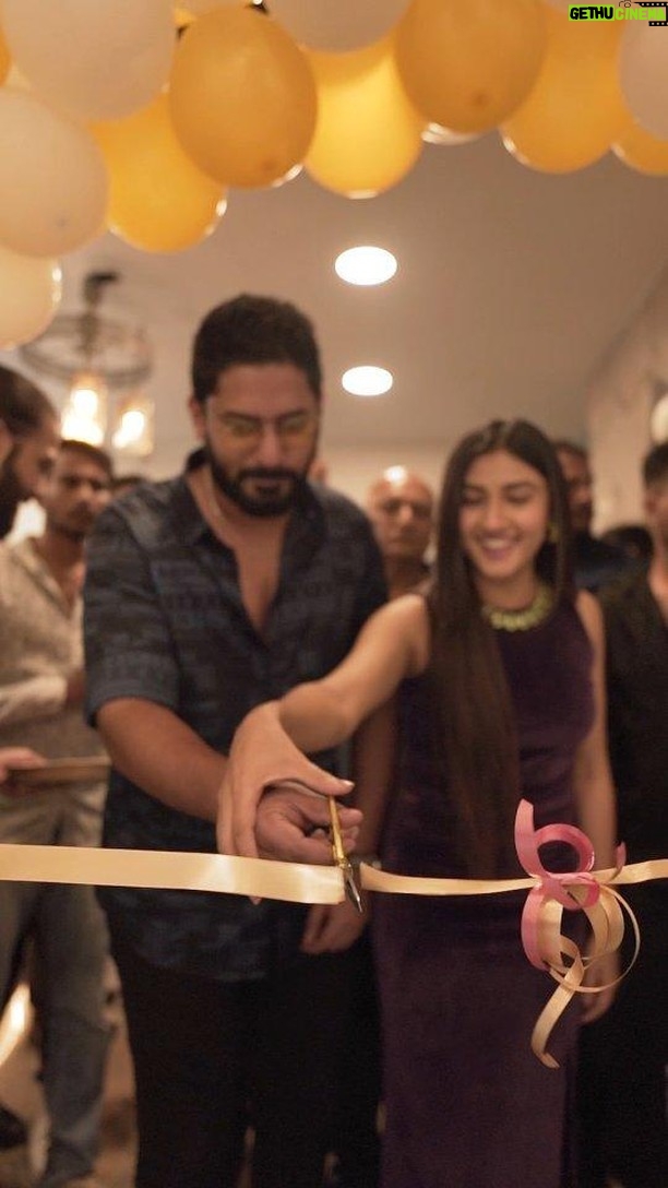 Ragini Prajwal Instagram - Under the shimmering lights and vibrant vibes, we marked the beginning of a new chapter at Plum and Sugar Salon & Spa with an unforgettable floor inauguration π. Heartfelt thanks to each and every one of you who stepped in to celebrate this moment with us. Your smiles and warmth have made this event nothing short of magical. A special round of applause for @prajwaldevaraj and @iamraginiprajwal , whose elegance and grace illuminated our new space even more. Thank you for cutting the ribbon and infusing our new floor with positive energy and glamour. Here's to a future filled with beauty, joy, and endless pampering experiences! πβ¨ . . . . . #NewBeginnings #PlumAndSugarMagic #thankyou #prajwaldevaraj #hsrlayout #hsrlayoutswag #bangalore #raginiprajwaldevaraj #salon #spa #hair #trending