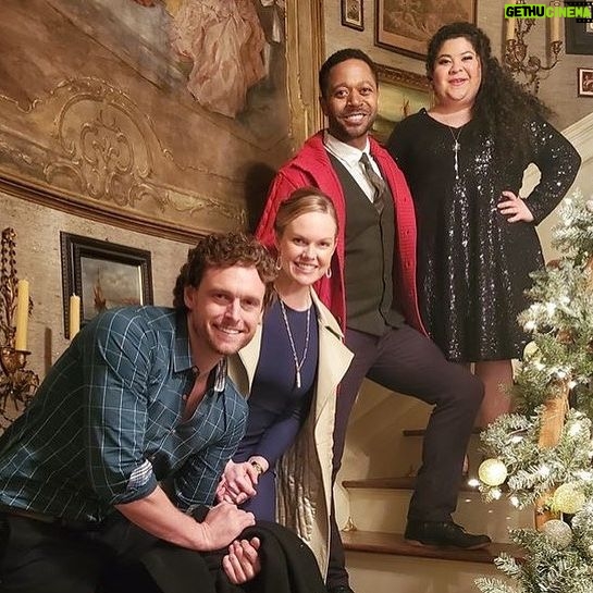 Raini Rodriguez Instagram - Some fun BTS pics & videos from “Rekindling Christmas” back in January. It was such a fun set with so many hardworking people🥰 It’s available to stream now on Amazon Prime, iTunes, Google Play, DirecTV, DISH, OnDemand, and YouTube. 🎄