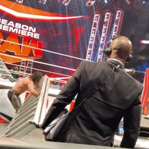 Raini Rodriguez Instagram - Thank you @finnbalor for a fun time and incredible seats yesterday at Monday Night Raw! The show was so awesome, my nephew was in awe the whole night 🔥♥️