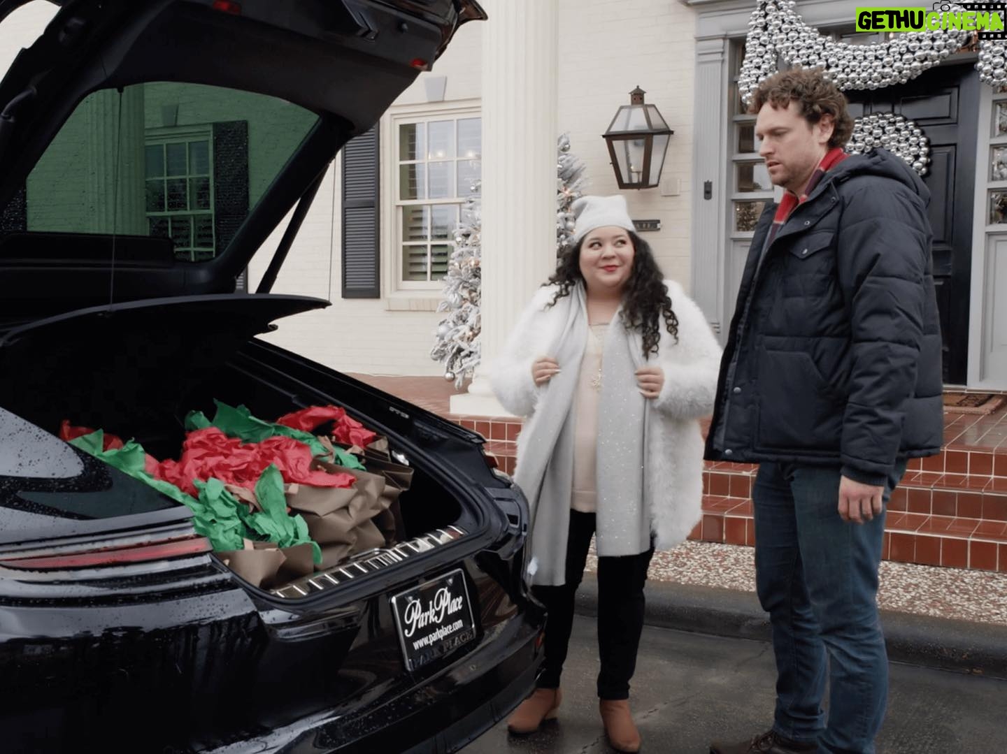 Raini Rodriguez Instagram - Some fun BTS pics & videos from “Rekindling Christmas” back in January. It was such a fun set with so many hardworking people🥰 It’s available to stream now on Amazon Prime, iTunes, Google Play, DirecTV, DISH, OnDemand, and YouTube. 🎄