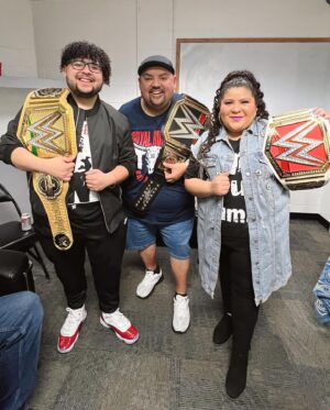 Raini Rodriguez Instagram - Let’s get ready to rumble!
•
•
Thank you @wwe for an amazing weekend💜