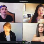 Raini Rodriguez Instagram – SURPRISEEEE *insert A&A theme song intro clap* 👏🏽👏🏽👏🏽 Thank you @enews for reuniting us via Zoom!! ✨We had so much fun reminiscing all about the show! These people make my heart so happy💜💜 Did someone say…reunion movie😉 #AustinAndAlly forever •
•
•
Link in bio for the A&A Zoom reunion!