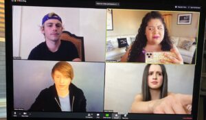 Raini Rodriguez Instagram - SURPRISEEEE *insert A&A theme song intro clap* 👏🏽👏🏽👏🏽 Thank you @enews for reuniting us via Zoom!! ✨We had so much fun reminiscing all about the show! These people make my heart so happy💜💜 Did someone say...reunion movie😉 #AustinAndAlly forever •
•
•
Link in bio for the A&A Zoom reunion!