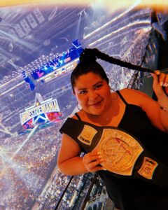 Raini Rodriguez Instagram - Wrestlemania night 1 was the bEST 💋✨