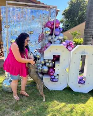 Raini Rodriguez Instagram - Celebrated my 30th bday all month long🎉 The 2nd to last picture represents how much sleep I need for the month of August 😭

Thank you to all of the vendors that helped make my birthday month extra special! 

Cali- 
Balloons/backdrop/marquee letters: @charmed.creations.by.gracie
Photobooth: @amzphotobooth 
Hibachi dinner: @chefoscarhibachistyle 
Dessert: @thechurromantruck

Bryan, Tx-
Venue/Dinner: @thestellahotel 
Balloons: @whatspoppinbcs 
Marquee letters: @alphalitbcs 
Cake: @peaceloveandcakesbysteffany 
Flowers: @nitasflowersbryan 
Music: @djwreck._ 
Dessert: @threesweetpops