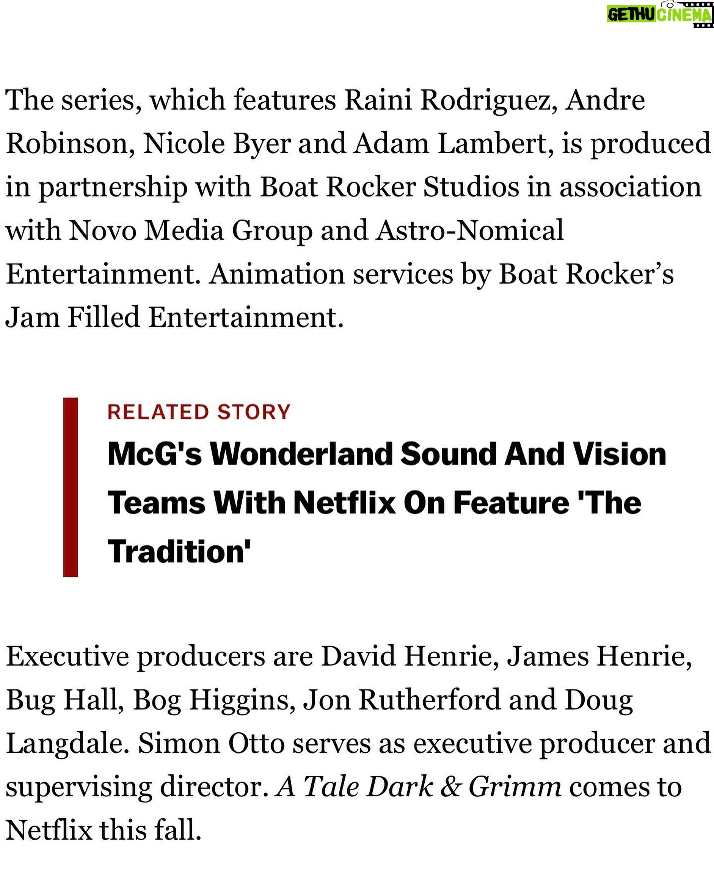 Raini Rodriguez Instagram - So excited to announce I’ll be voicing Gretel in my newest animated TV show “A Tale Dark and Grimm” which premieres this fall on @netflix 🔥 We have a great cast crew behind this show, including @andrerobinson2 who voices my bro Hansel, and I got to reunite w/ @davidhenrie who is one of our amazing producers! Y’all better get ready, because it’s about to get Grimm up in here 😜