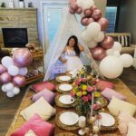 Raini Rodriguez Instagram – Surprised my nieces and nephews with the most magical living room quarantine picnic✨✨ Thank you @fancypicnics for making this happen! 💕
•
•
• 🎈: @poshpopballoons 🌺: @bloom_and_box