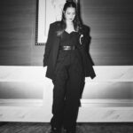 Raisa Andriana Instagram - When you mix masculine with feminine, you got the winning combo. You know I can’t resist a black oversized blazer.. About the look: Outfit @jansober Makeup @vagueskin using @officialrainebeauty Hair @ibaayy__ Styled @ivanteguhsantoso Photo @claudianrh