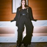 Raisa Andriana Instagram - When you mix masculine with feminine, you got the winning combo. You know I can’t resist a black oversized blazer.. About the look: Outfit @jansober Makeup @vagueskin using @officialrainebeauty Hair @ibaayy__ Styled @ivanteguhsantoso Photo @claudianrh