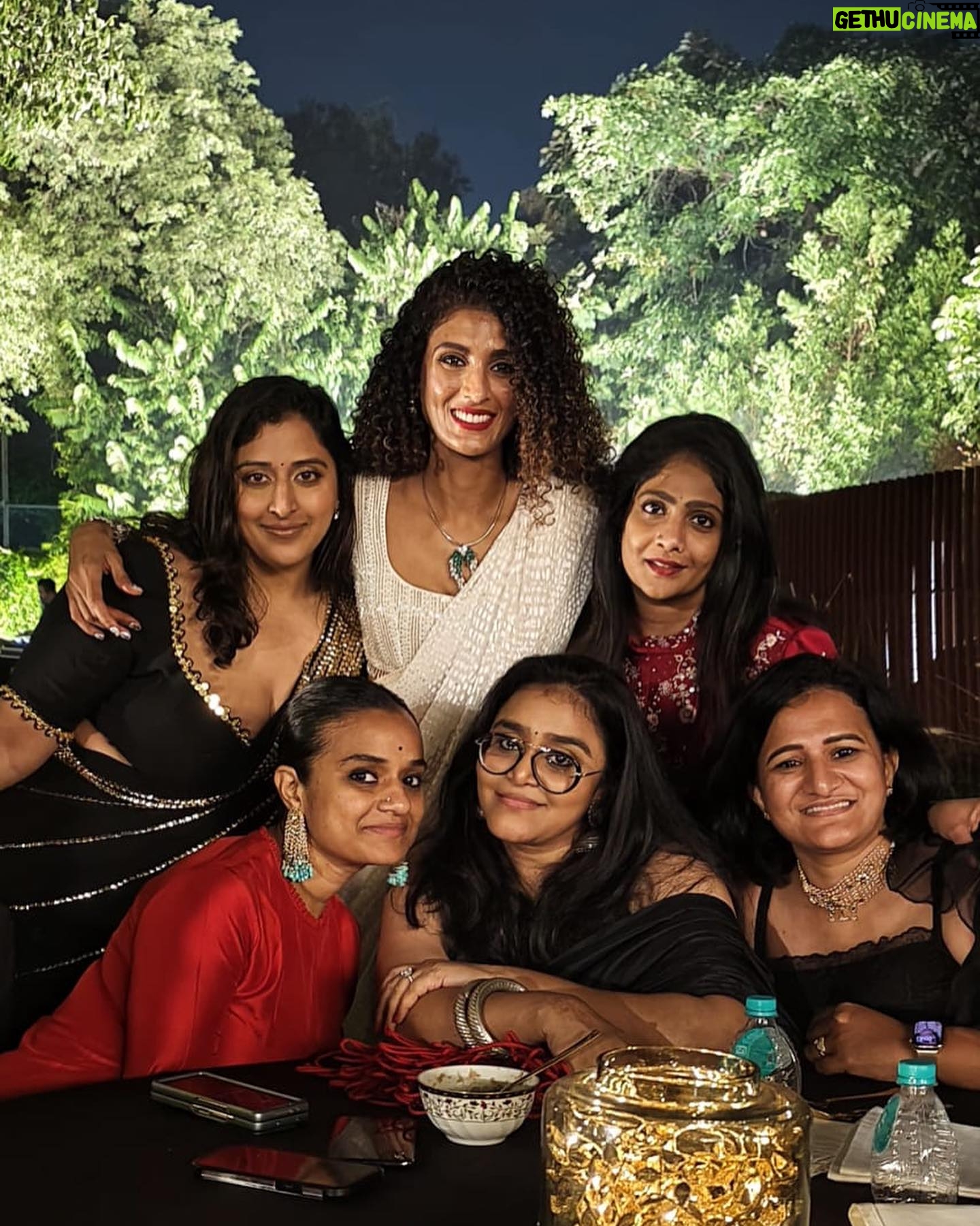 Raja Kumari - 130.5K Likes - Home is where the heart is ❤️ Thank You Hyderabad for the most beautiful Deepavali. Felt so good to hear Telugu spoken all around me with friends that truly love me but honestly…NOTHING will beat this vision board moment of dancing with Megastar @chiranjeevikonidela
Thank you @lakshmimanchu for always being my biggest champion and making sure everyone knows who I really am. Love to my girlies @deejasti @vasukipunj for always being the light and making sure I have the best people around me 🪔