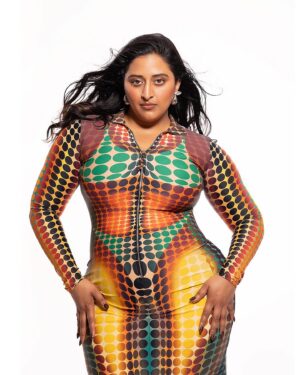 Raja Kumari Instagram - 🎶flyer than your ex or your next 
that you’re trynna edit 🎶

Wearing @jeanpaulgaultier 
Drop a 🍭 if you are ready for new music! 

Styled by @tryagaintoobad @styled_by_meera 
Glam @riyasheth.makeuphair @helena_hair_stylist 
Shot by @dinesh_ahuja
❤️ @hybridhues