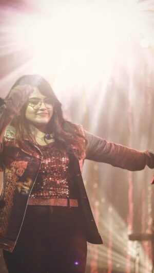 Rakshita Suresh Instagram - There once was a little girl, who always kept dreaming big. She dreamt & dreamt and worked passionately hard on those dreams for years & years. She believed that she would one day start performing her own solo concerts, where she sings her own playback releases, along with her other favourite songs and present them to her audience in her own way, and she started manifesting those dreams. Kept taking baby steps towards it every single day, slowly but surely.. 🐾
And now, that dream has turned into reality. ✨

..With all your blessings and love, 💝
‘RAKSHITA SURESH LIVE’ is now a real thing!!!!! 🧿🧿🧿🧿🥹🥹🥹🥹😭😭🥰🥰♥️♥️💥💥⭐️⭐️

Performing all by myself continuously for over two hours for the very first time in Bengaluru for a private audience, and then a week later in Chennai for a public audience was maadd fun! It sure was incredibly thrilling to be living the dream!!!! 🔥🔥🔥🔥
Thank you for the love #MFDAK. 🥳

HAVE DREAMT OF THIS ALL MY LIFE AND ITS FINALLY BEGINNING TO HAPPEN, AND MY HEART IS FILLED WITH IMMENSE GRATITUDE. I JUST CAN’T WAAIITT FOR THE NEXT!!!! 🫶🏼🫶🏼🫶🏼🫶🏼😍😍😍😍💃🏻💃🏻💃🏻💃🏻🕺🏻🕺🏻🕺🏻🕺🏻

🎥 @31stproductions @jr_abhi.11 

#RakshitaSureshLive #allintherighttime #itsjustthebeginning 🌈🧿