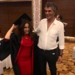 Rana Raeis Instagram - Words won’t ever describe how much you mean to me! You are the greatest gift from god!! you are the bestfriend that everyone wishes to have. You are the coolest dad! I just wanted to thank you for always being there to lend a helping hand. I hope your day is as special as you are to everyone who knows you welly belly🤍 happy birthday to the one who inspires me🧘🏼‍♀️