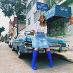 Raquel Bigorra Instagram - ¿ De qué color te pusiste hoy ? 💙