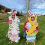 Raquel Pomplun Instagram - #Easter2024 🐣🐰🐇 A time for rebirth, spring starts, the sun is out and warmth is coming back around ☀️ Happy Easter Everyone! 💕🙌🏽 #RaquelPomplun #Pomplunation #Familia #easter #egghunting #easterbunny #eggs #babygirl #pastels #happytimes #happy #family
