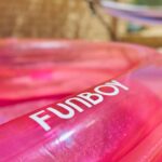 Raquel Pomplun Instagram - Been having so much fun all #summer long with this heart shaped @funboy inflatable pool! Two adults actually fit in this! #Babygirl is definitely enjoying it! 💕💕💕 Thank You #FunBoy 🥰