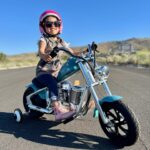 Raquel Pomplun Instagram - @hypergogoofficial 💕 obsessed with this electric motorcycle for my little one’s spirit of adventure ❤️‍🔥 Link in Bio 👆🏽 and use discount code “RP30” #hypergogo #motorcycle #toddler #kids #daughter #pomplunation #ad #collaboration #RaquelPomplun #freespirit #rider #cruiser #chopper #✌🏽