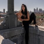 Raquel Pomplun Instagram - Oh my dear LA: I never knew you would grow so much on me 😍 📷 @ohdannyoh #LA #Model #RaquelPomplun #Black #AllBlack #Elegance #Fashion #DowntownLA #Pomplunation