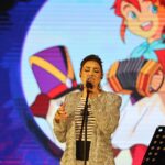 Rasha Rizk Instagram - لقطات من حفل الرائعة @rasha_rizk ضمن فعاليات مهرجان الشارقة القرائي للطفل.. Clicks from @rasha_rizk concert at the @sharjahbookauthority #rasharizk | #sharjahchildrensreadingfestival | #spacetoon