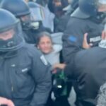Rasha Rizk Instagram - German police Arresting children and young people Where the 5th article of the German Constitution of free speech and expression?