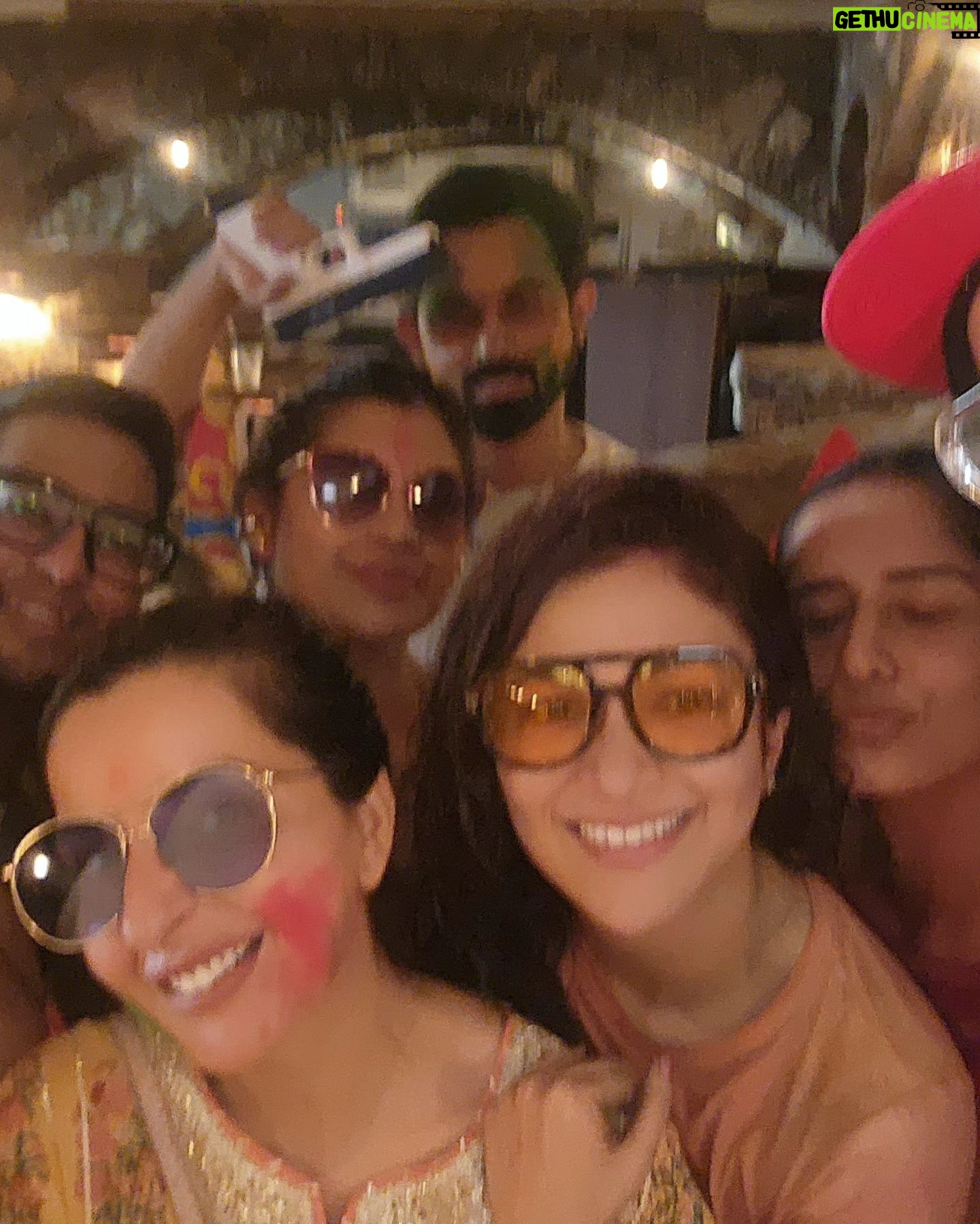 Rashami Desai Instagram - I normally don't like to put my personal moment but this was fab. I just couldn't stop my self uploading my best memories with my best ppl . . #rashamidesai #rashamians #holi2024 #love #whatelseispossible #immagical✨🧞♀️🦄