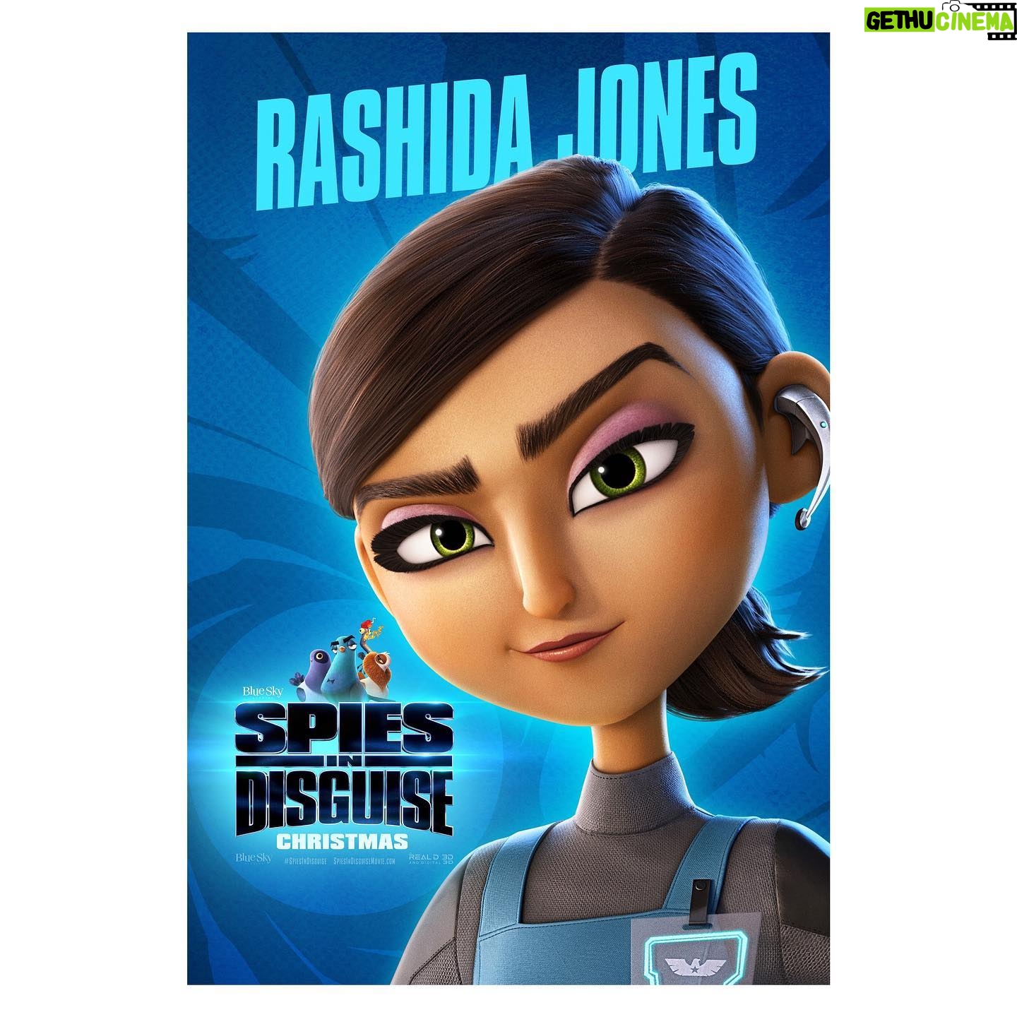 Rashida Jones Instagram - The bird is the word. #SpiesInDisguise now playing!