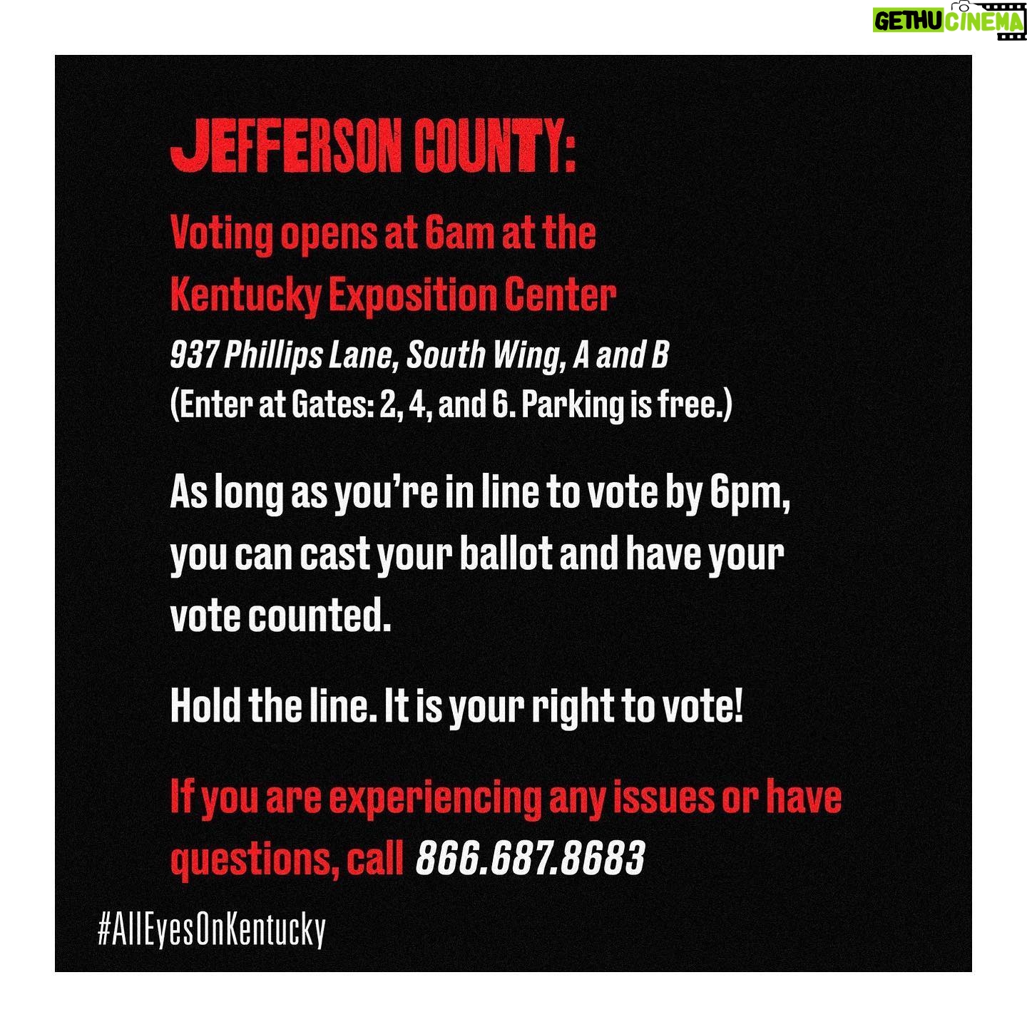 Rashida Jones Instagram - Information for TODAY'S KENTUCKY PRIMARY ELECTION #alleyesonkentucky