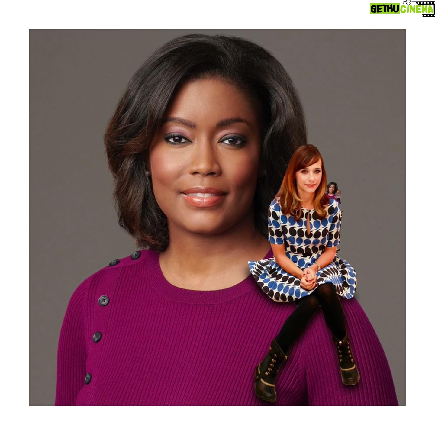 Rashida Jones - 122.4K Likes - Congrats to Rashida Jones!! The FIRST BLACK PERSON EVER to run a major cable news network!! I'm so proud to share a name with you and also take this #myelf challenge to the next level. Rashida Jones on Rashida Jones INFINITY. ZOOM IN.
*big ups to @misterkarate for coming in hot and fast with the photoshop skills.
