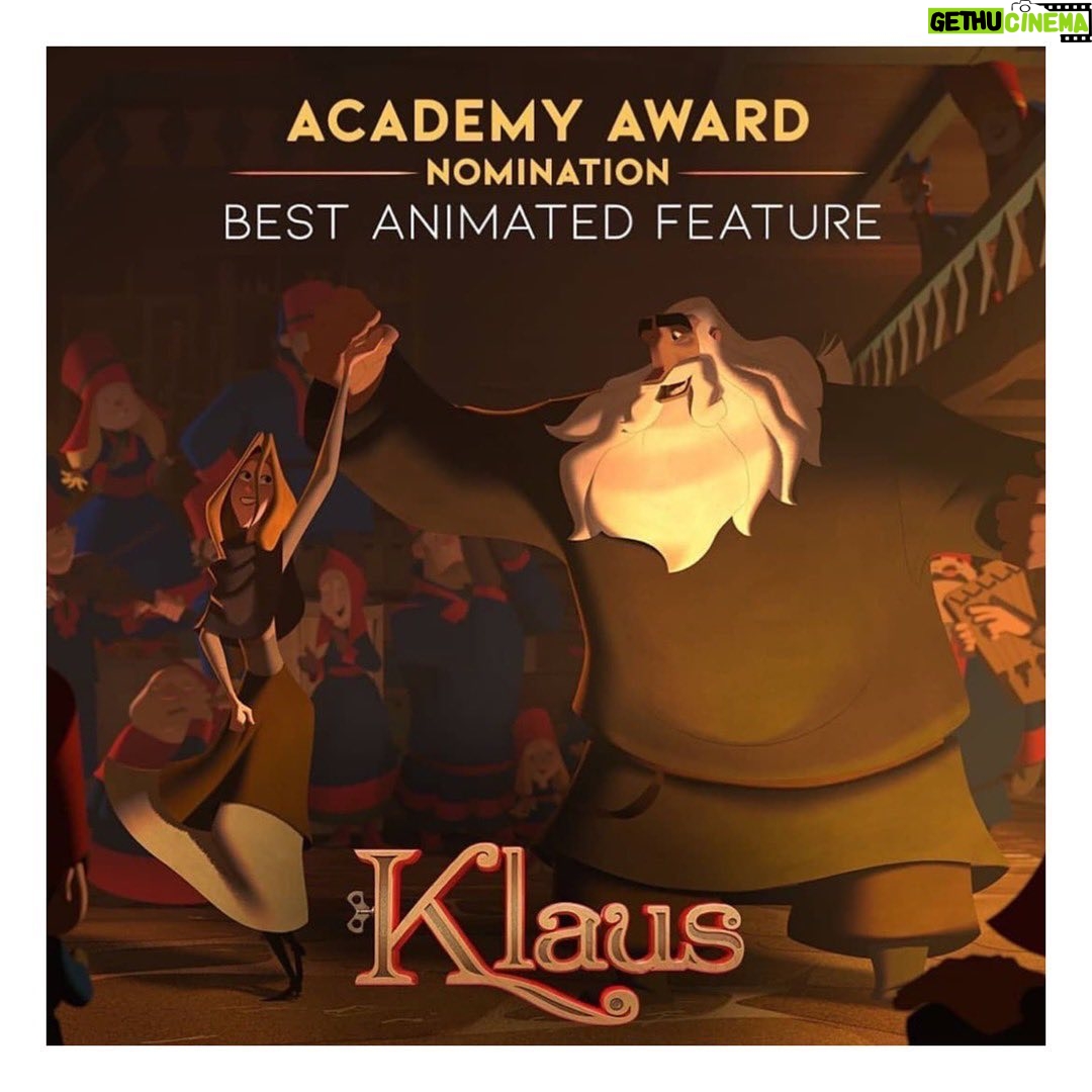 Rashida Jones Instagram - Yessss #klausmovie is nominated for an Oscar!! Honored to be a part of this lovely movie and I’m thrilled for everyone else involved. If you haven’t seen it yet (or could still use a little more holiday cheer since 2020 has been HECTIC so far), check it out on @netflix!