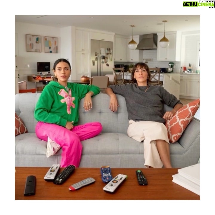 Rashida Jones Instagram - Thrilled that my sister @kidadajonesog and I get to help introduce #TVision from @TMobile. Spoiler alert: I sorta lose it. #EndTheCableNightmare #Ad