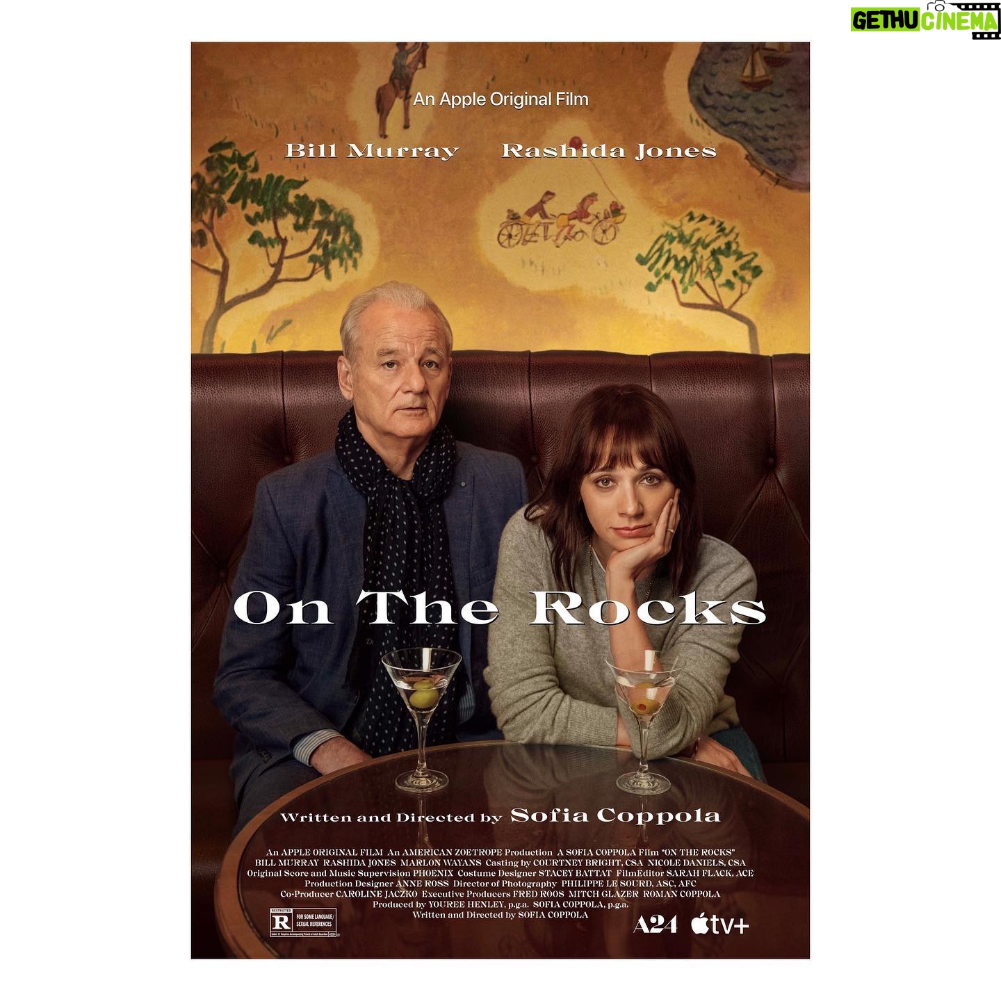 Rashida Jones Instagram - On The Rocks is out worldwide! Stream it now on @appletv #ontherocks