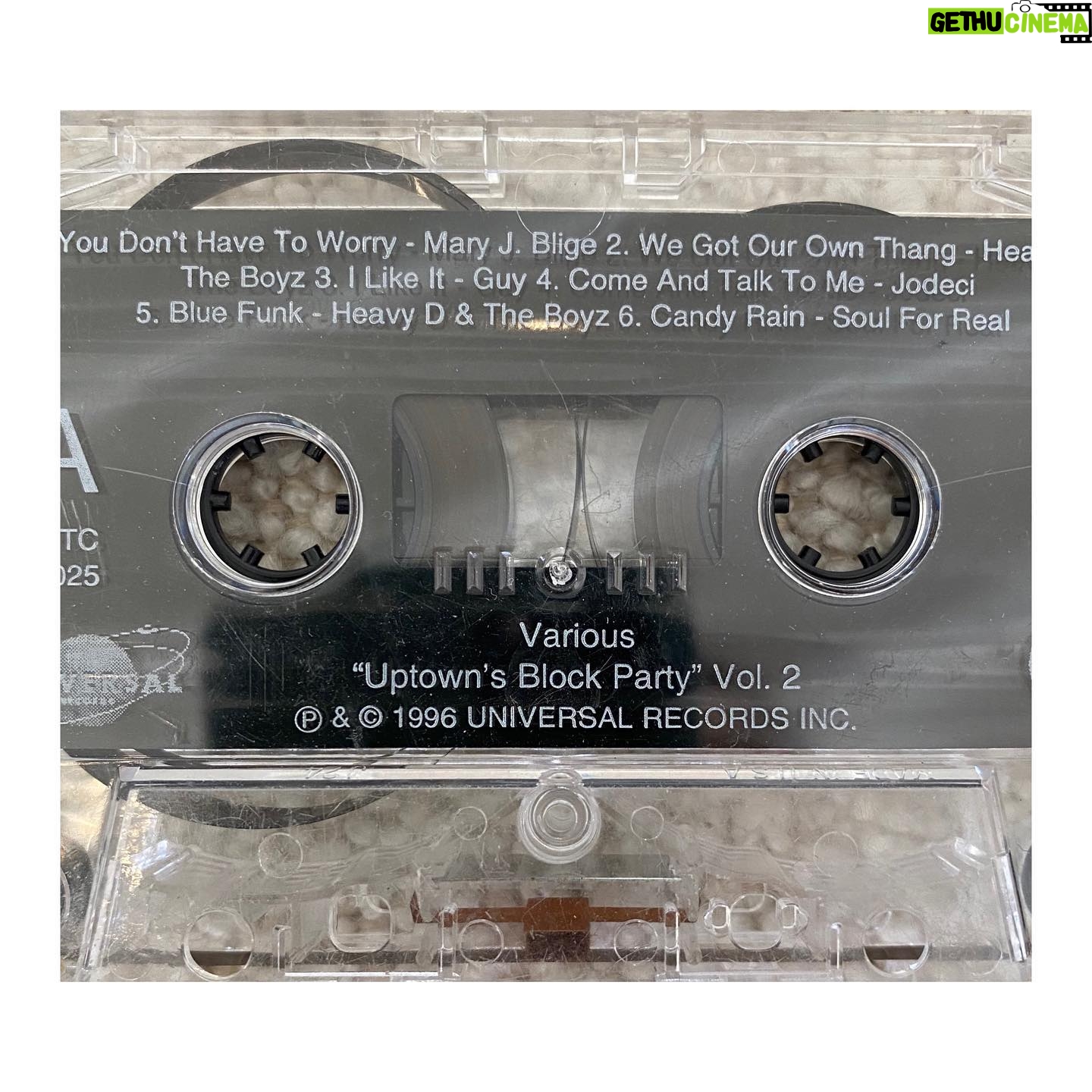 Rashida Jones - 51.2K Likes - Andre Harrell gave me this promotional cassette of the artists on his label Uptown in 1996...I was 20 and wore it OUT. Little did I know that all these years later it would still be my favorite grouping of songs ever!! Andre's taste and nurturing of talent was beyond inspired. So many jams on here!!!