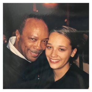 Rashida Jones Instagram - Happy 87th birthday to the realest!! I love you so much and feel exceptionally grateful to have you as my papa, today and everyday ❤️🐐💯❤️ @quincydjones
