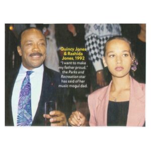Rashida Jones Instagram - Happy 87th birthday to the realest!! I love you so much and feel exceptionally grateful to have you as my papa, today and everyday ❤️🐐💯❤️ @quincydjones