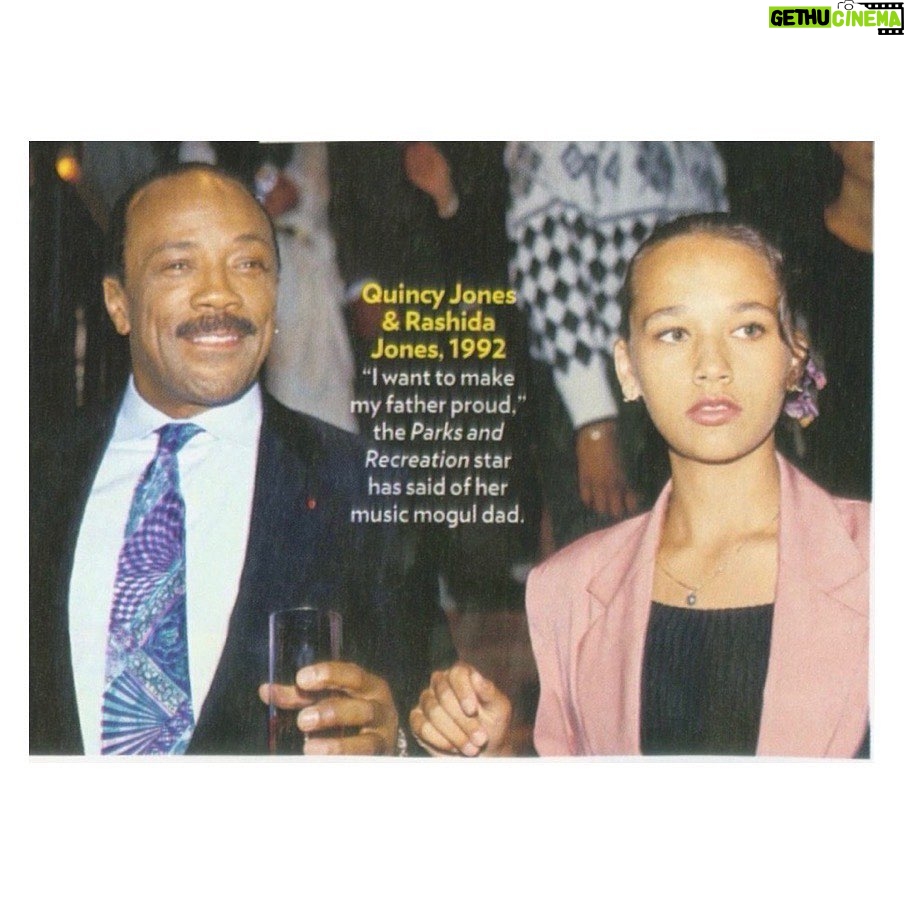 Rashida Jones - 87.1K Likes - Happy 87th birthday to the realest!! I love you so much and feel exceptionally grateful to have you as my papa, today and everyday ❤️🐐💯❤️ @quincydjones