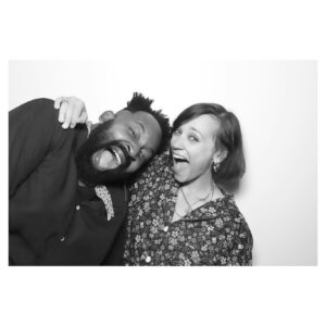 Rashida Jones Instagram - From the minute I met 
@bloomandplume, I knew I wanted him in my life. He is funny, curious, deep, artistic and a great communicator. And we have so much FUN. And finally the world gets to partake in it all!  #Centerpiece on @quibi NOW