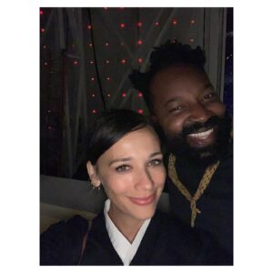 Rashida Jones Instagram - From the minute I met 
@bloomandplume, I knew I wanted him in my life. He is funny, curious, deep, artistic and a great communicator. And we have so much FUN. And finally the world gets to partake in it all!  #Centerpiece on @quibi NOW
