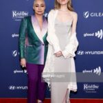 Raven-Symoné Instagram - @glaad you did that! Xx. Suit: @grayscaleic Shoes: @chanelofficial Make-up: #ritualdefille & #NV. Styled by: @jskystyle Wife: @mirandamaday ❤️