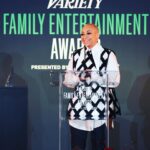 Raven-Symoné Instagram - @variety thank you so much for this honor. I was so amazed at the love emanating from the room @disney @disneychannel my @mirandamaday and team. What an amazing night! Family entertainment has been my home for over 30 years. It’s humbling for industry peers to see the work I put in. Thank you. #variety #disney #outfit @jskystyle @christiebrowngh @dolcegabbana