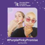 Raven-Symoné Instagram - #PurplePinkyPromise #aortaed #johnritterfoundation #johnritter. Aortic Dissection Awareness Week 2022 is September 18TH – 24TH If you wish to help further cutting-edge research and raise awareness of Thoracic Aortic Dissection, please donate at www.johnritterfoundation.org