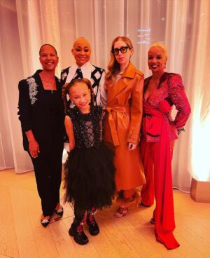 Raven-Symoné Instagram - @variety thank you so much for this honor. I was so amazed at the love emanating from the room @disney @disneychannel my @mirandamaday and team. What an amazing night! Family entertainment has been my home for over 30 years. It’s humbling for industry peers to see the work I put in. Thank you.  #variety #disney #outfit @jskystyle @christiebrowngh @dolcegabbana