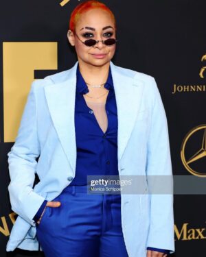 Raven-Symoné Instagram - Had some moments…. Feelin right. Xx. White suit: @lisoulondon  Blue Suit: @viggolondon  Hair: @pulpriothair  Make-up: @ritueldefille