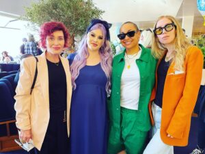 Raven-Symoné Instagram - My girl @kellyosbourne is preggers and looking more beautiful than ever! Thanks for the invite and all the fun! (Love you mom @sharonosbourne) xoxo