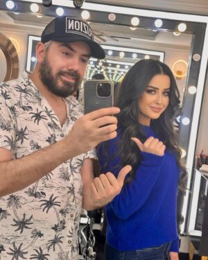 Rawaa El Saady Instagram - الفنانة الجميلة روعة السعدي ❤️
ميك اب : وسام حسينو 💄
شعر داني شلهوب 💇‍♀️
 #beautiful @rawaaalsaadii ❤️
#makeupartist @wesaamhsseno 💄
#hairstyles @dani.shalhoub 💇‍♀️
@emelabeautycenter
#explorepage #explore