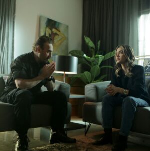 Rawan Mahdi Instagram - One of the stories I’ve been in.. 
Got to work with the beautiful soul @bassemmoughnieh 
قارئة_الفنجان/ on @shahid.vod 
Directed by the amazing, talented @mohamedgomaa_official 
Thank you Gom3a for appreciating my talent and your endless support 🙏🏻
Written by @eiadsaleh 
Thank you guys for believing in me @semsemnda @eaglefilmsprod 🕊