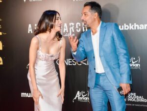 Rawan Mahdi Instagram - To new beginnings and more successes, this journey will be different. @howigotthere premier at @jacc_kw was fabulous فخورة ومحظوظة إني كنت جزء من رحلة صناعة هذا الفيلم @howigotthere بقيادة وكتابة المخرج @zee_alhusaini ، رحلة تعلمت منها الكثير.. قصة محلية بمعايير إنتاجية عالمية ورؤية سينمائية خاصة Breaking the barriers between the East and the West in a beautiful way.. I want to send my gratitude to all the team for this wonderful journey! Special thanks to my Glam Team from @nailstationkw