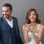 Rawan Mahdi Instagram - Watch me @yaqoubian في برنامج بصراحة_مع على @mbc1 On Moday at 10:00 KSA @mbcgrouppr Image and style director @eliomoussallem Dressed by @elisabettafranchi @krisma_me Jewelry by @zoughaibandco @christinezoughaib Makeup by @hildadaagher Hair by @assaadhairdesign