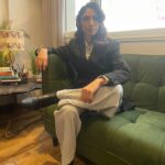 Rawan Mahdi Instagram - In between press conference and the premier, looking good and feeling good 🤍 Styled by my loves @amplifiedeyecandy.co Thank you girls for your kindness and love. Big thank you @harveynicholskuwait for always being with me. Hair by my favorite @id_beautyrefinery