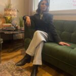 Rawan Mahdi Instagram - In between press conference and the premier, looking good and feeling good 🤍 Styled by my loves @amplifiedeyecandy.co Thank you girls for your kindness and love. Big thank you @harveynicholskuwait for always being with me. Hair by my favorite @id_beautyrefinery