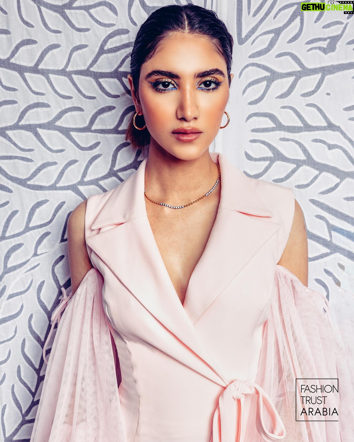 Rawan Mahdi Instagram - #FTAMeets: Iraqi-born, Kuwaiti-raised Actress Rawan Mahdi @rawan_vii who stars in the critically acclaimed Netflix original series The Exchange. As part of our August feature Rawan talks exclusively to Fashion Trust Arabia about her passion for acting, the importance of nurturing talents and creatives from the Middle East, her favorite Arab designer and more. Catch the full interview on our online platform (link in bio) Photography: Pavel Radulescu Creative Direction: Sophie Safi Art Direction: Tatiana Akl Styling: Daylal AlHajeri Make-up Artist: Anfal Ashour Hair Stylist: Jessa at ID Beauty Refinery Videography: Dana Dowmut Special Thank to Ahmad Mnawer at AM Design Kuwait Words by: Dana Nassour